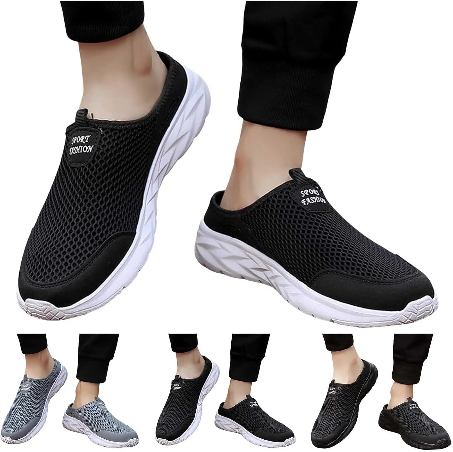 Mens Tennis Shoes Men's Sneakers Sneaker for Men Slip on Shoe for Men Mesh Comfortable Sneaker