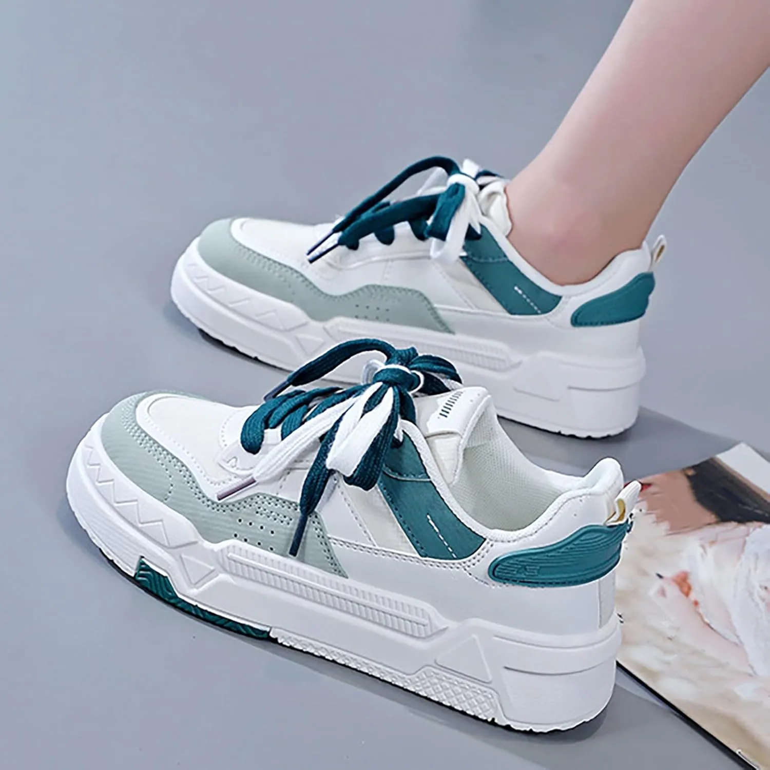 Non Slip Work Shoes Women Dressy Casual Work Shoes Women Shoes Sneakers Slip on Walking Comfort Lightweight Slip On Tennis Shoe Cross Trainer Shoe