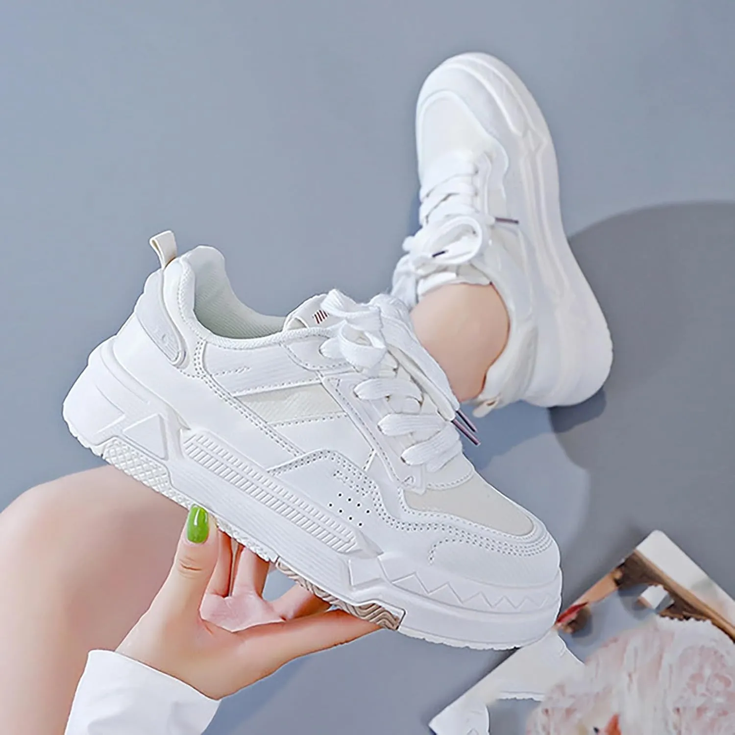 Non Slip Work Shoes Women Dressy Casual Work Shoes Women Shoes Sneakers Slip on Walking Comfort Lightweight Slip On Tennis Shoe Cross Trainer Shoe