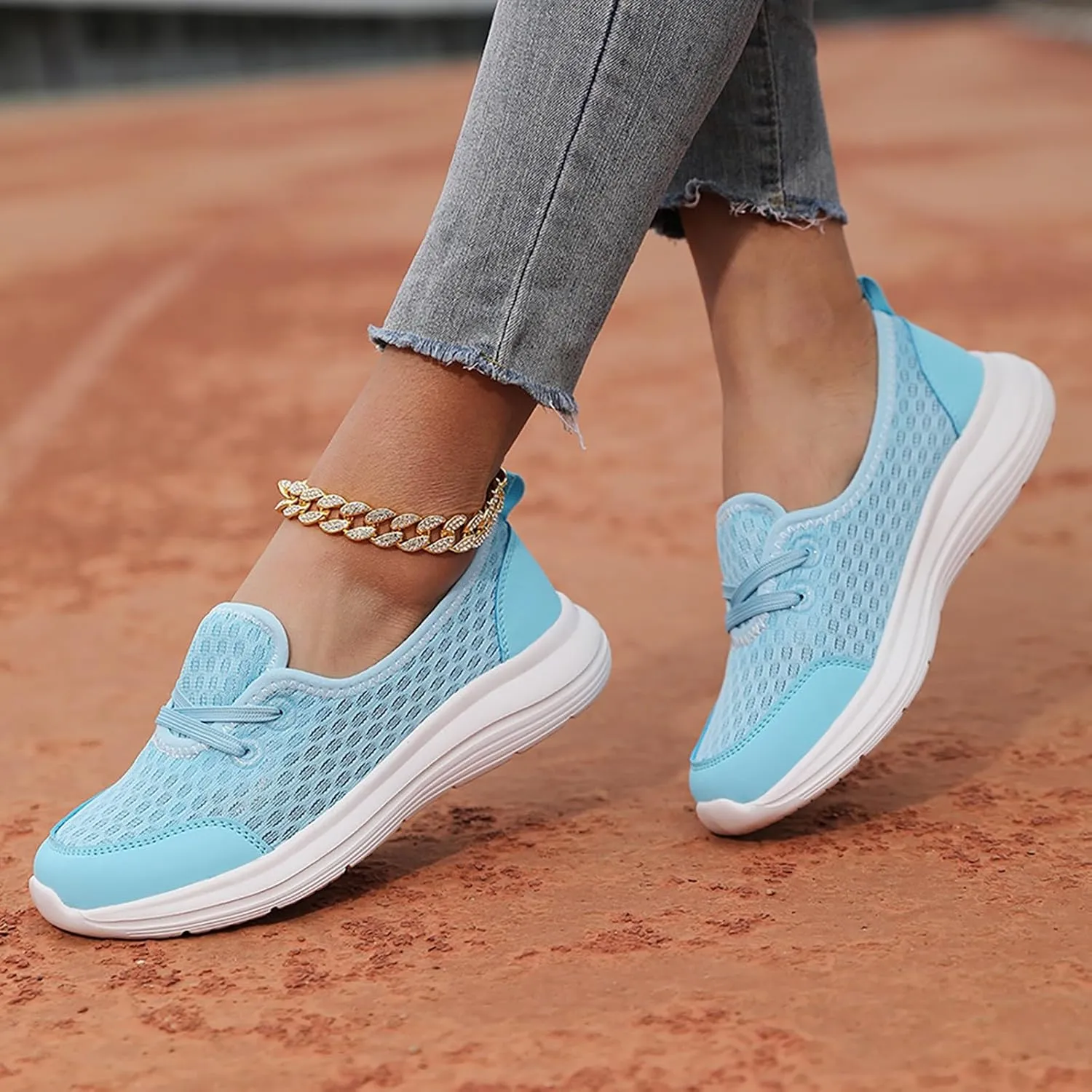 Non Slip Work Shoes Women Food Service Casual Shoes Slip On Men's Fashion Sneakers Running Lightweight Tennis Non Slip White Basketball Shoe Loafers Shoe