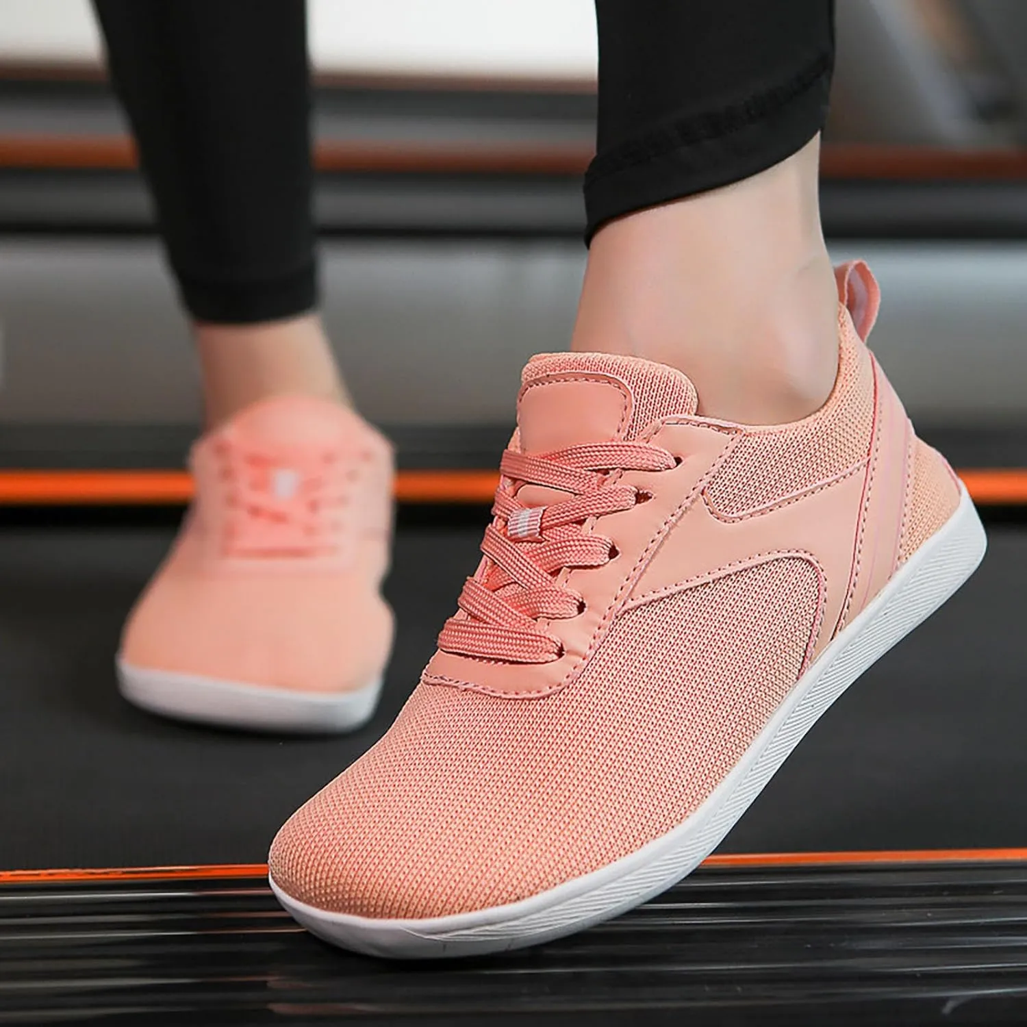 Non Slip Work Shoes Women Mesh Breathable Slip On Shoes Casual Brown Sneakers Women's Tennis Walking Lightweight Waterproof Tennis Shoe Trainers Shoe