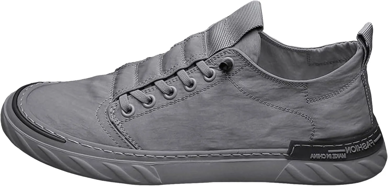 Non Slip Work Sport Shoes for Men Trendy Versatile Shoes Casual Versatile Canvas Arch Business Casual Shoe Men