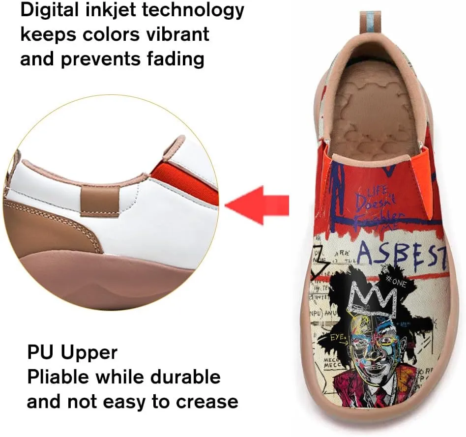 Onehorse Women's Painted Shoes Walking Travel Casual Loafers Slip-Ons Comfortable Sneakers
