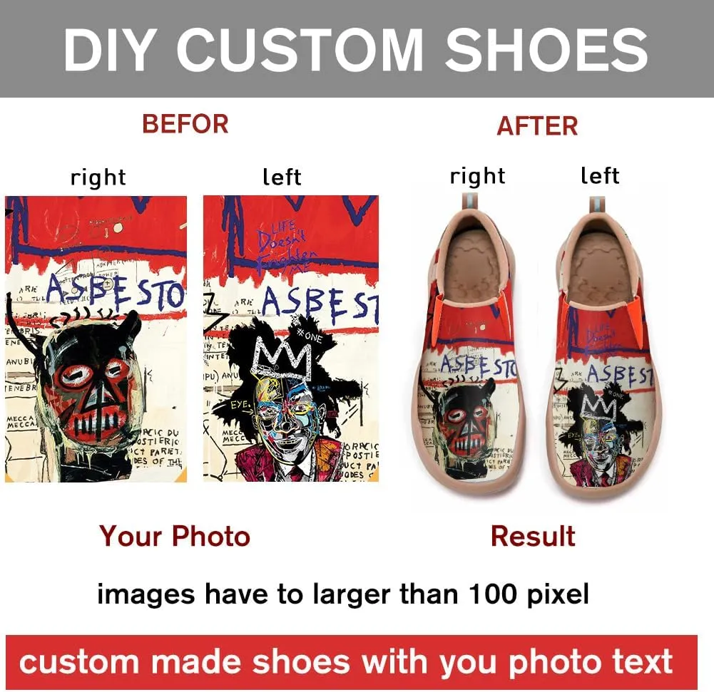 Onehorse Women's Painted Shoes Walking Travel Casual Loafers Slip-Ons Comfortable Sneakers