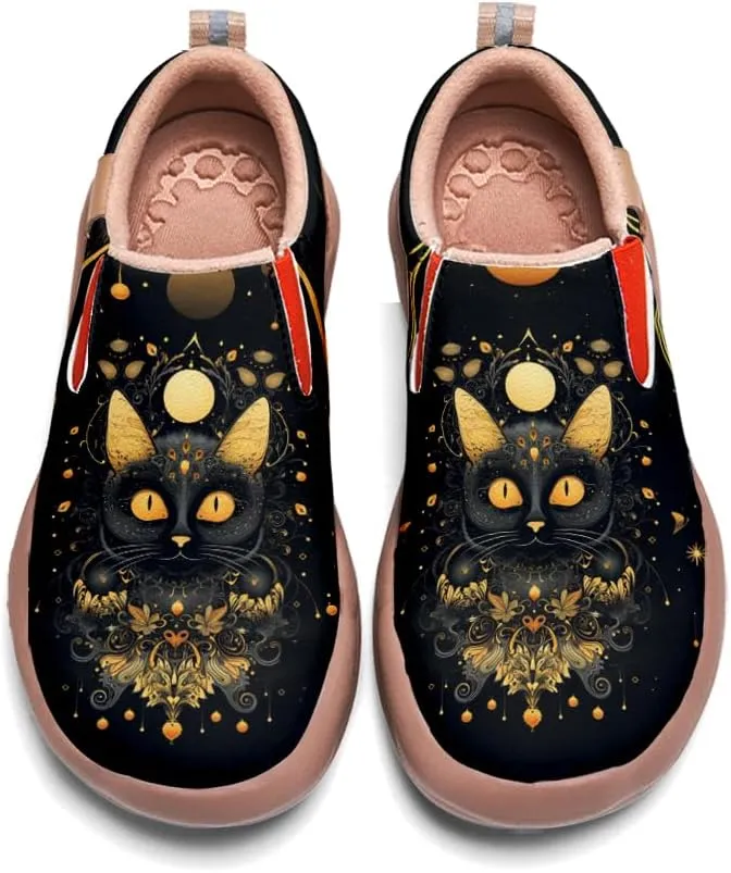 Onehorse Women's Walking Shoes Travel Slip-Ons Casual Loafers Halloween Dreamy Style Sneakers