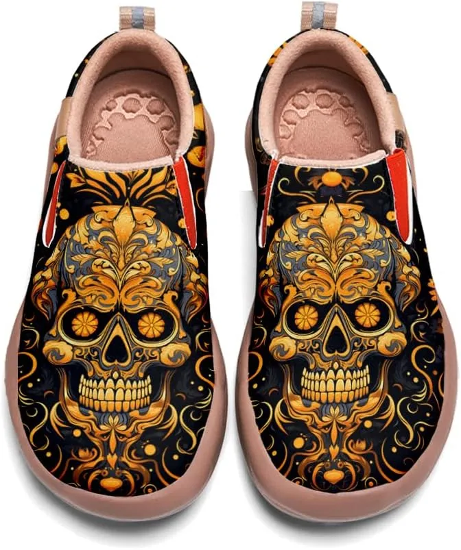 Onehorse Women's Walking Shoes Travel Slip-Ons Casual Loafers Halloween Dreamy Style Sneakers