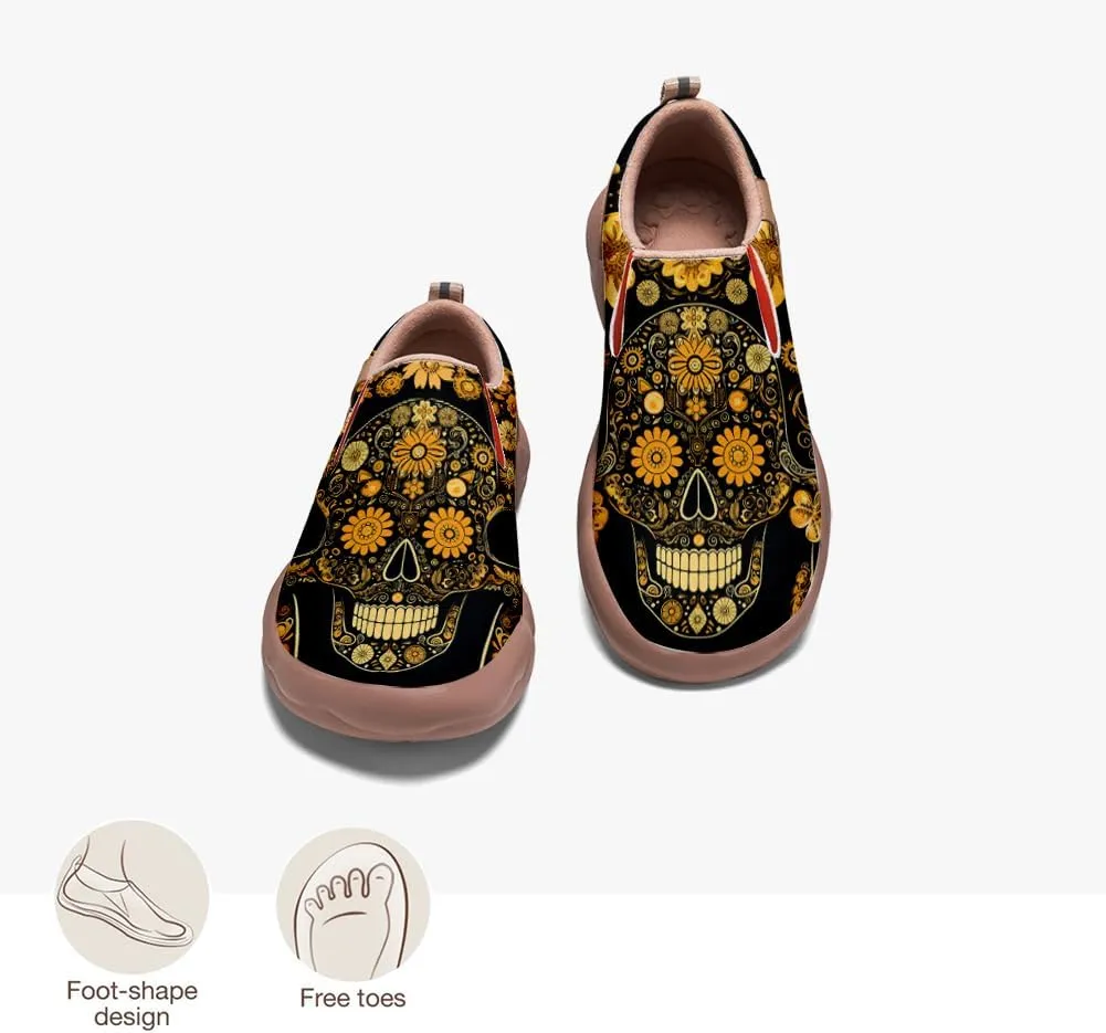 Onehorse Women's Walking Shoes Travel Slip-Ons Casual Loafers Halloween Dreamy Style Sneakers