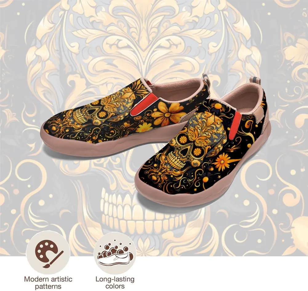Onehorse Women's Walking Shoes Travel Slip-Ons Casual Loafers Halloween Dreamy Style Sneakers