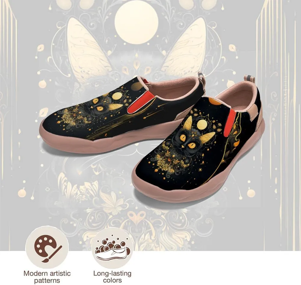 Onehorse Women's Walking Shoes Travel Slip-Ons Casual Loafers Halloween Dreamy Style Sneakers