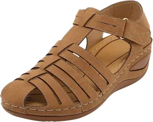 Ortho Walking Sandals for Women Sandals Women Dressy Summer Flat Gold 12w Diabetic Sandals for Women Wide Orthotic Slippers for Plantar Fasciitis Black Flats Shoes Women Women's Dressy Sandals