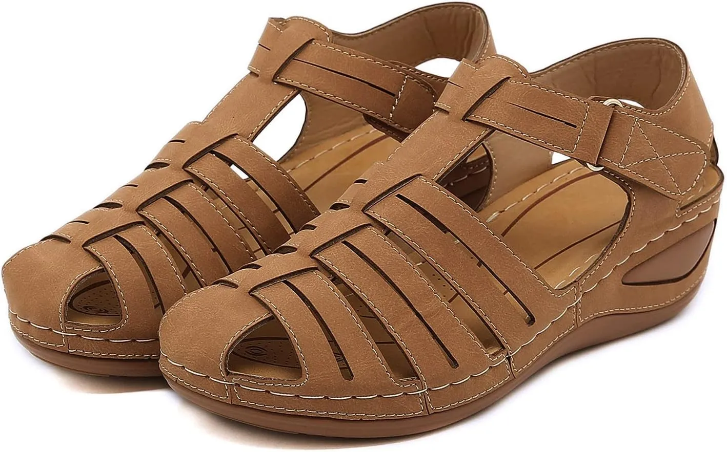 Ortho Walking Sandals for Women Sandals Women Dressy Summer Flat Gold 12w Diabetic Sandals for Women Wide Orthotic Slippers for Plantar Fasciitis Black Flats Shoes Women Women's Dressy Sandals
