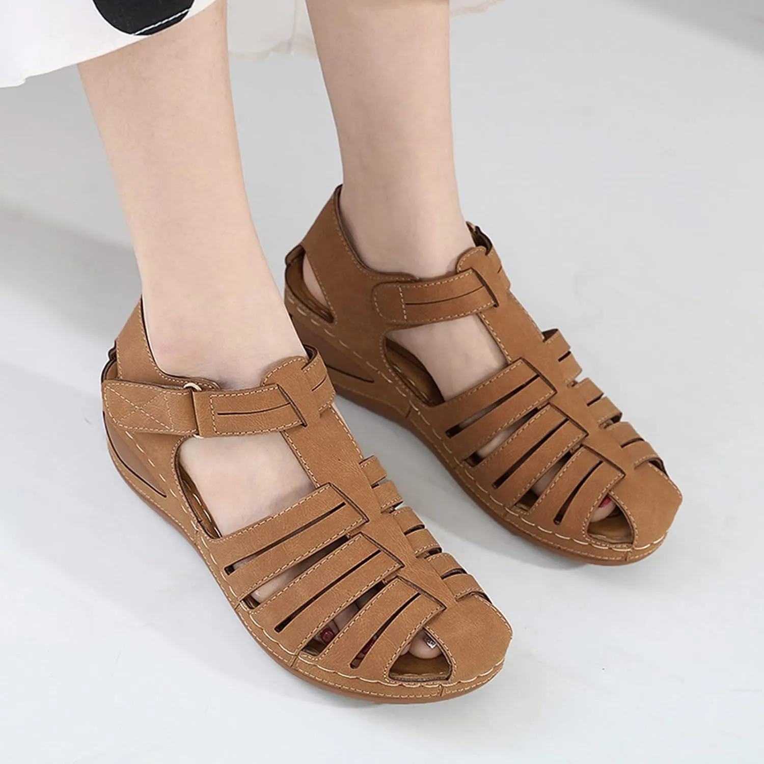 Ortho Walking Sandals for Women Sandals Women Dressy Summer Flat Gold 12w Diabetic Sandals for Women Wide Orthotic Slippers for Plantar Fasciitis Black Flats Shoes Women Women's Dressy Sandals