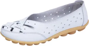 Orthopedic Loafers in Breathable Leather, Wide Size Casual Leather Orthopedic Sandals, Orthopedic Shoes for Women
