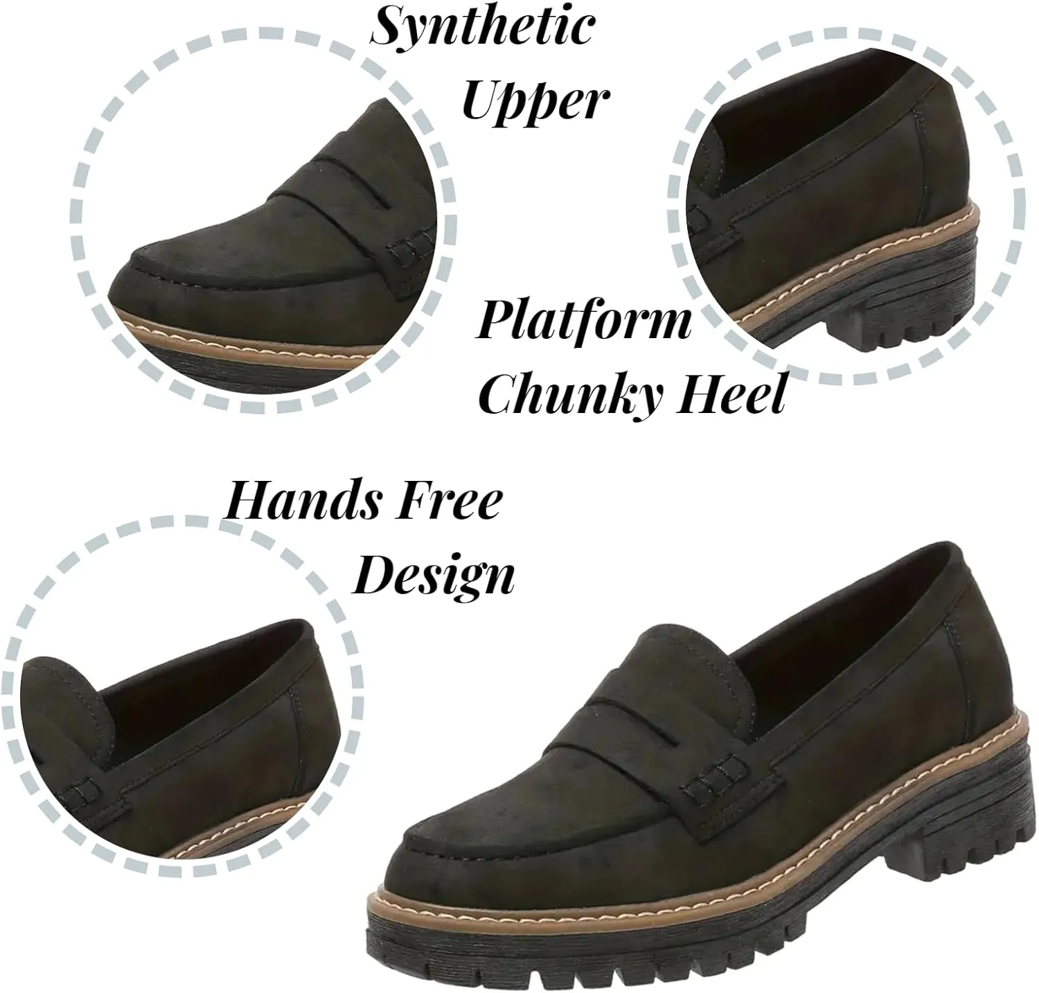 Platform Loafers for Women Orthoture Womens Shoes, 2024 New Orthoture Shoes, Orthoture-Orthopedic Platform Loafers, Orthoture Mens Shoes