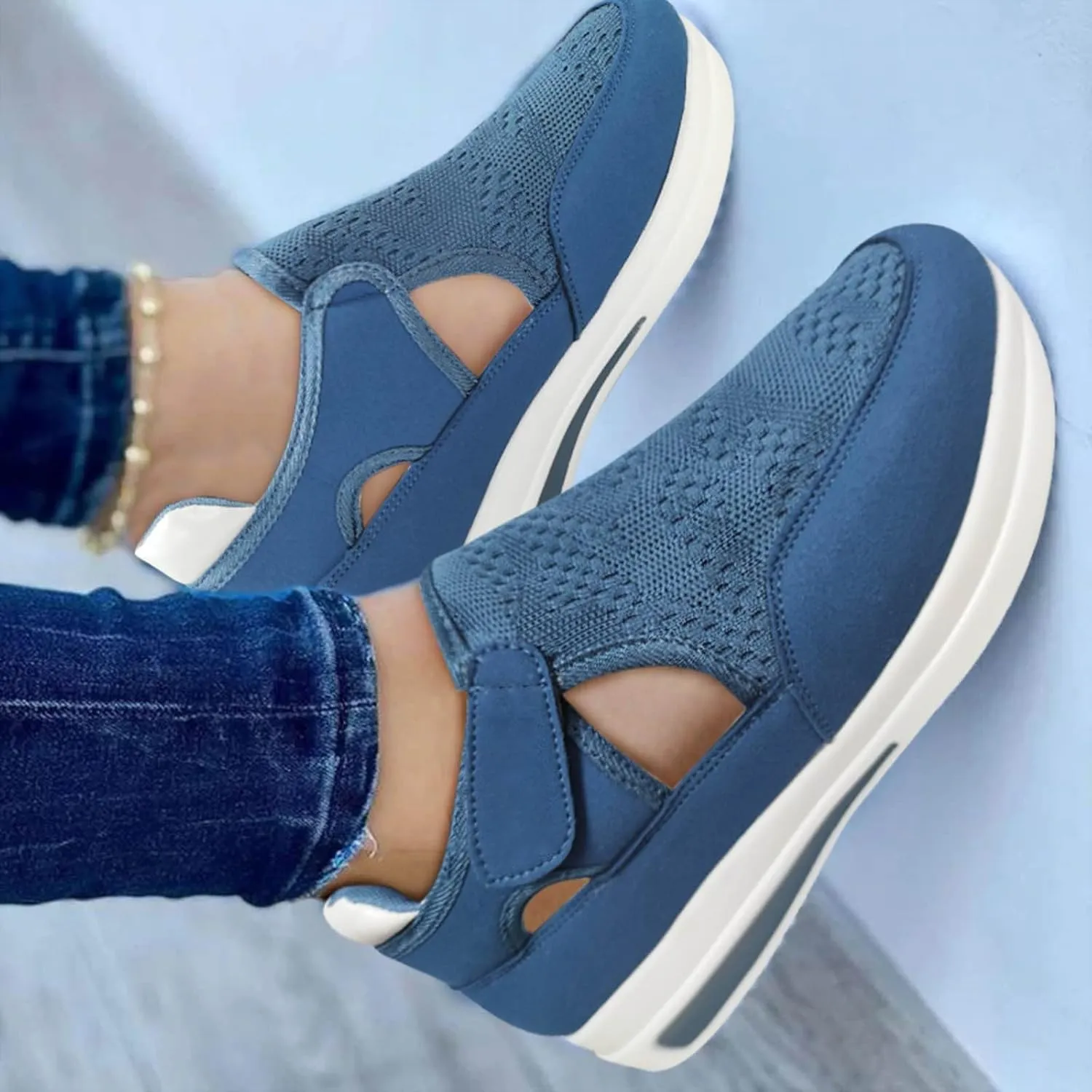 Running Shoes for Women Wide Feet Zapatos Comodos para Mujer De Vestir Platform High Top Canvas Shoes for Women High Heel Wedge Sneakers for Women Size 11 Women Slip On Tennis Shoes Size 10