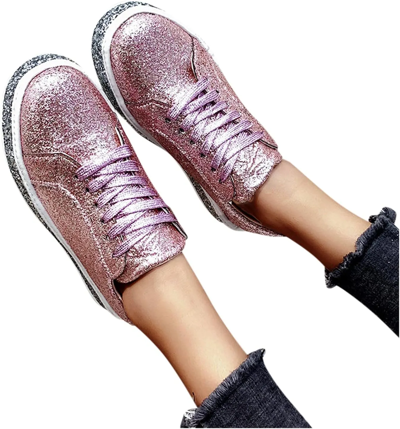 Running Shoes for Women Wide Feet Zapatos Comodos para Mujer De Vestir Platform High Top Canvas Shoes for Women High Heel Wedge Sneakers for Women Size 11 Women Slip On Tennis Shoes Size 10