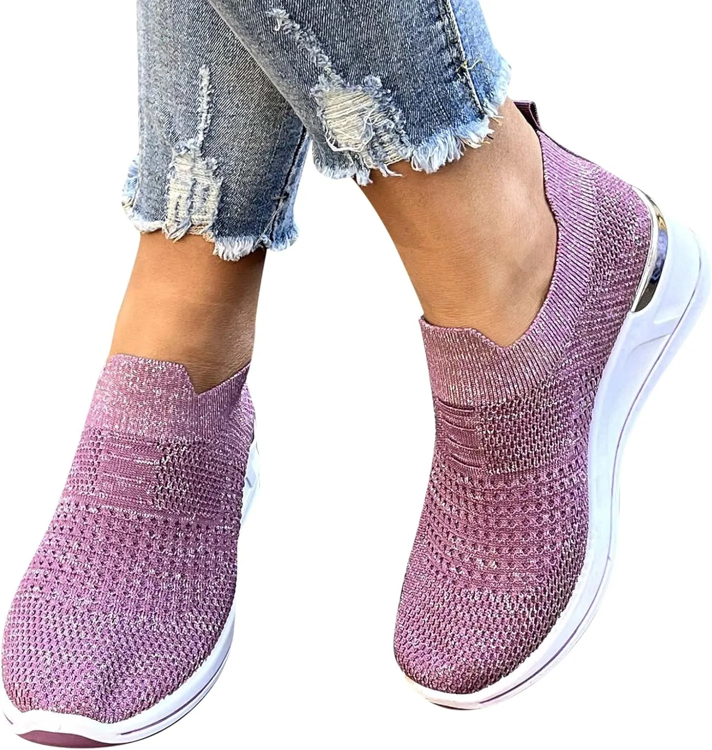 Running Shoes Women Casual Lace Up Nonslip Walking Shoes Womens Shoes Fall Women's Fashion Lace Up Sneakers
