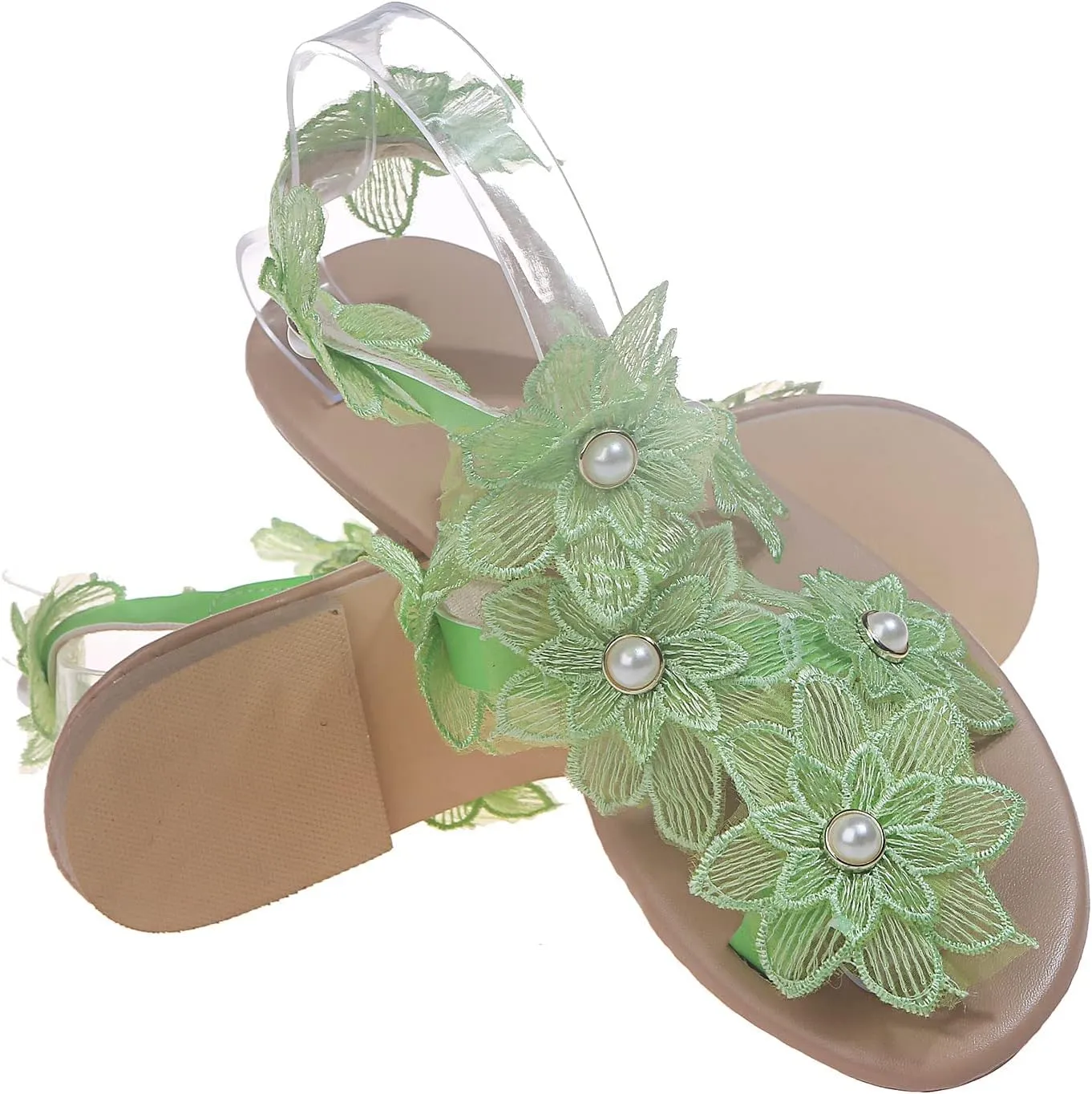 Sandals for Women Dressy Summer, Sandals for Women Flower Shoes Slippers Flat Summer Open Toe Comfy Beach Sandals