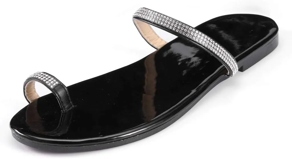 Sandals for Women Platform, Crystal Comfy Platform Sandal Shoes Summer Beach Travel Shoes Sandal Ladies Flip Flops