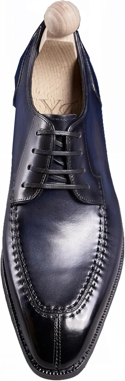 Santimon Men's Oxfords Leather Formal Dress Derby Shoes Fashion Casual Wedding Business Tuxedo Shoes for Men