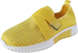 SBGMoSJ Black Platform Sneakers for Women Women's Athletic Shoes Wide Width Womens Shoes Casual Fall Loafers Womens Fashion Sneakers Lightweight Walking Casual Slip Ons Athletic Shoes Women Running