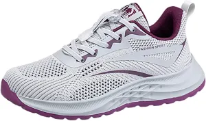 SBGMoSJ Plantar Fasciitis Insoles for Women Dress Shoes Womens Tennis Shoes Size 8.5 Wide Width Women Slip On Shoes Walking Sneakers for Women 2023 White Athletic Shoes Women Size 5.5