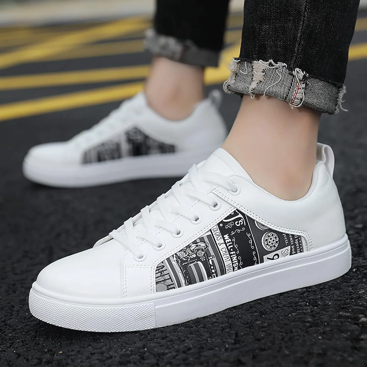 SBGMoSJ Plantar Fasciitis Shoes Women Slip Ons Wide Black Slip On Tennis Shoes Ladies Black Shoes Women Dressy Comfort Wedges Open Toe Women Sneakers Size 9 Wide Slip On Tennis Shoes Women Size 11