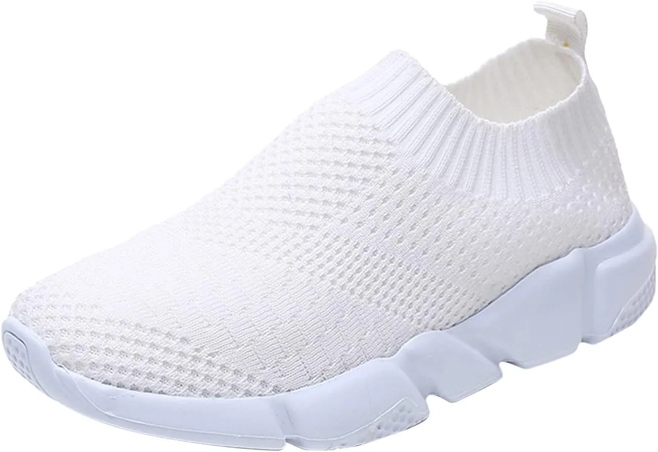 SBGMoSJ White Platform Sneakers for Women Wide Zapatillas Blancas para Mujer Elegantes Womens Black Athletic Shoes Size 9 Plantar Fasciitis Work Shoes Women Non Slip Women's Hiking Shoes Wide Width