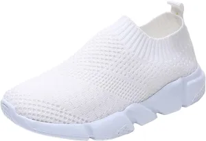 SBGMoSJ White Platform Sneakers for Women Wide Zapatillas Blancas para Mujer Elegantes Womens Black Athletic Shoes Size 9 Plantar Fasciitis Work Shoes Women Non Slip Women's Hiking Shoes Wide Width