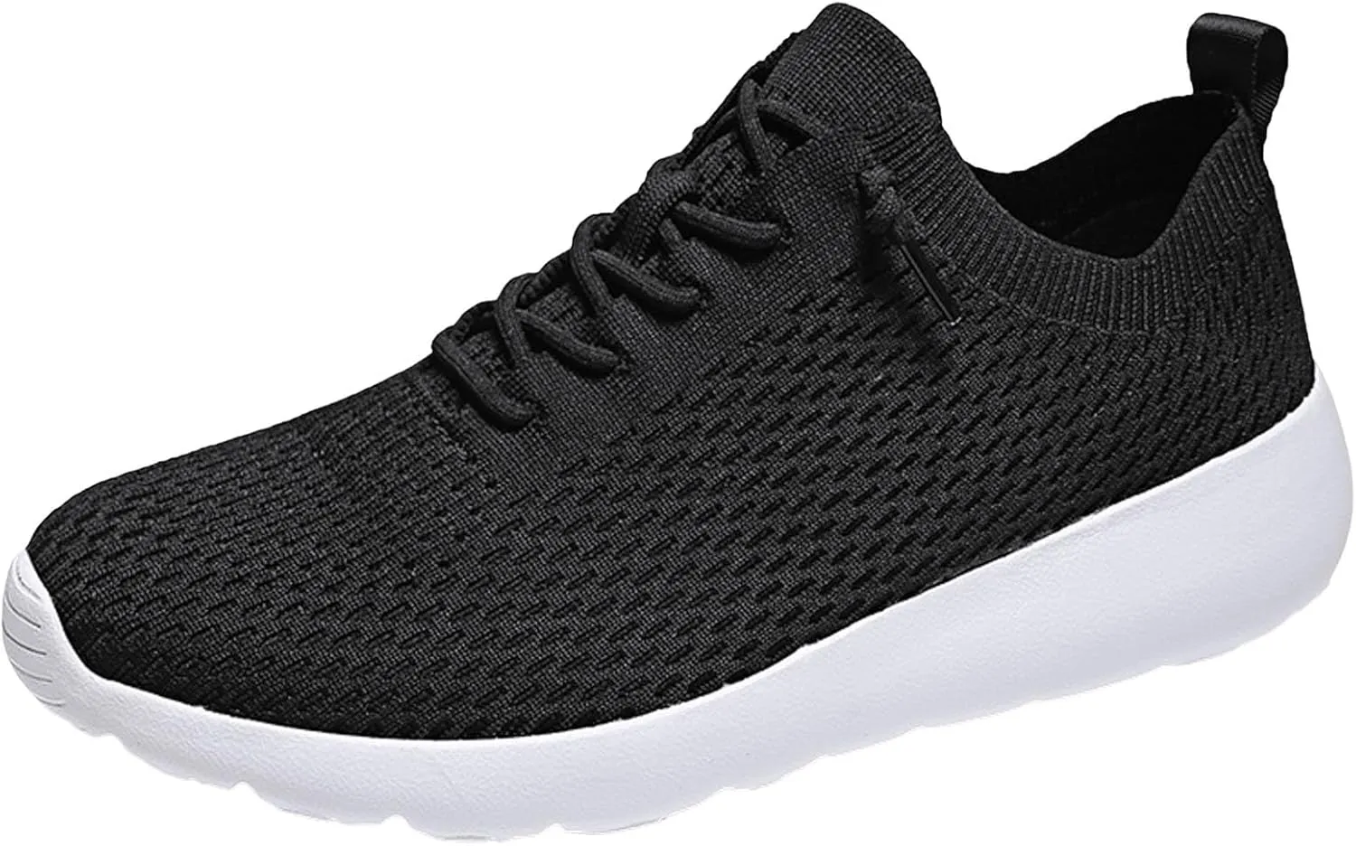 Shoes Men Slip on Sneakers Men Men's Comfortable Light Weight Slip on Shoes Men's Sneakers Non Running Lightweight Workout Black Casual for Skate for
