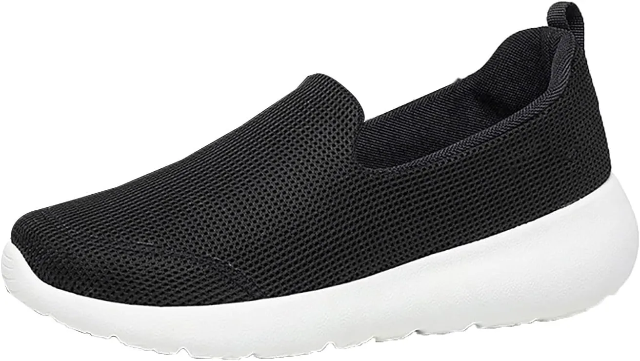 Slip On Shoes Women Lightweight Casual Black Shoes Fashion Sneakers 2025 Women's Soft Sole Mesh Comfort Orthopedic Basketball Shoe Loafers Shoe
