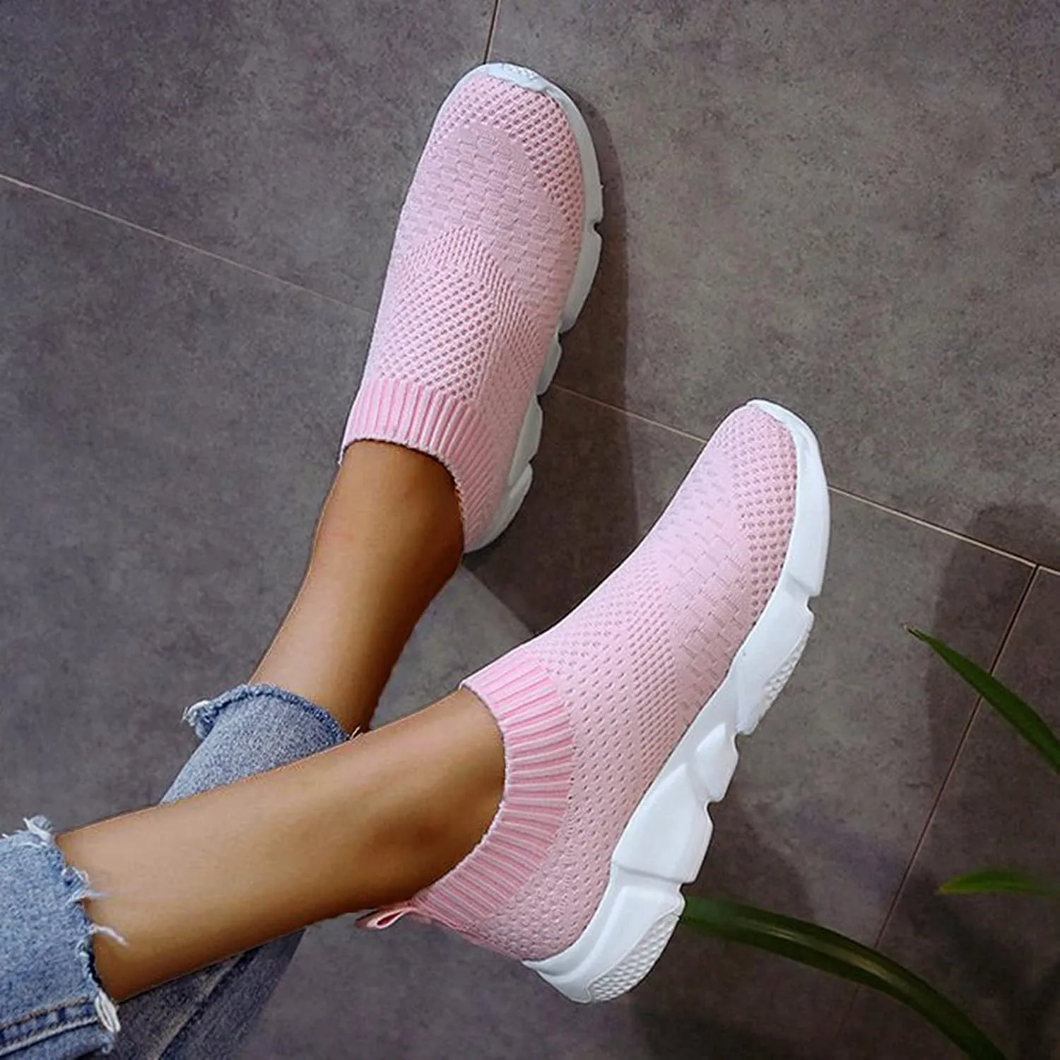 Slip On Sneakers Women Size 8 Wide Comfy Winter Dress Shoes for Women Business Casual Shoes for Women Arch Support Womens Running Shoes Wide Zapatos Ortopedicos para Mujer Blancos
