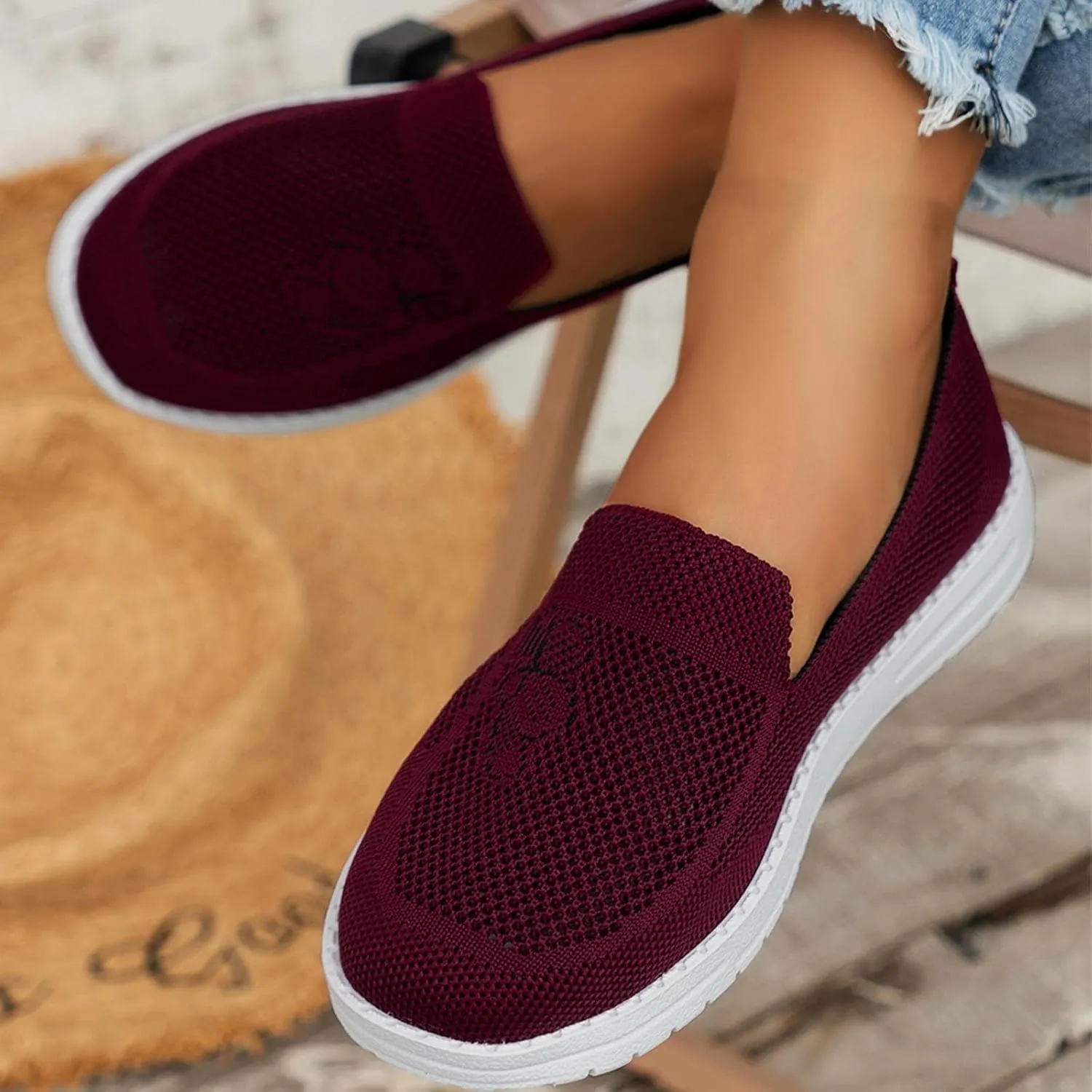 Slip On Walking Shoes for Women Size 5.5 Women's Wide Width Slip Resistant Athletic Work Shoes Sneakers Women Trendy Fashion Womens High Tops Sneakers Slip Resistant Women's Black Work Shoes Size 9