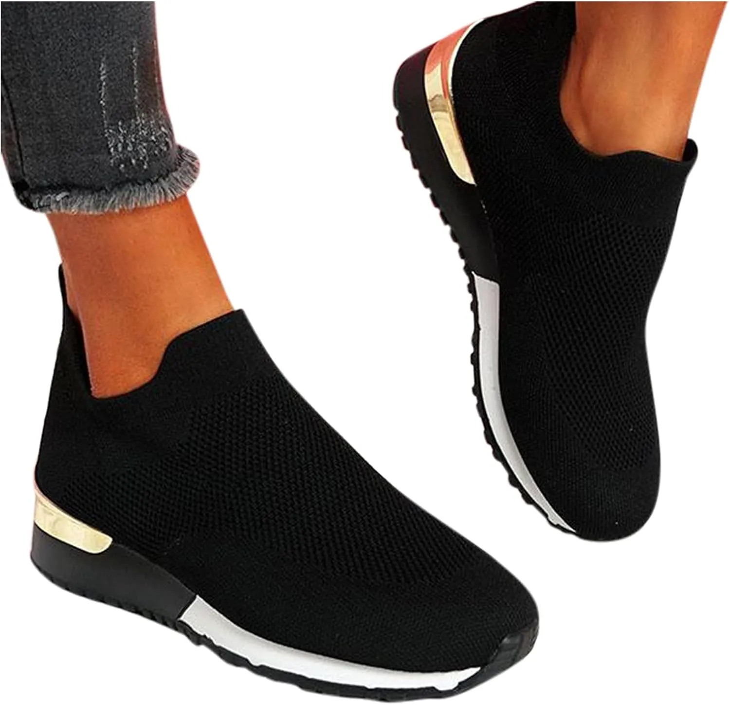 Sneakers for Women Fashion Tennis Shoes Womens Shoe Orange Tennis Shoes Summer Loafers for Women Walking Sneakers for Women with Arch Support