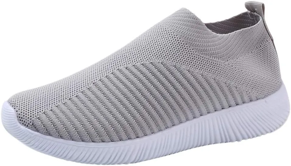 Sneakers for Women Running Shoes Slip On Casual Womens Running Shoes Wide Feet Dress Casual Shoes Platform Sneakers Platform Tennis Shoe White Loafers