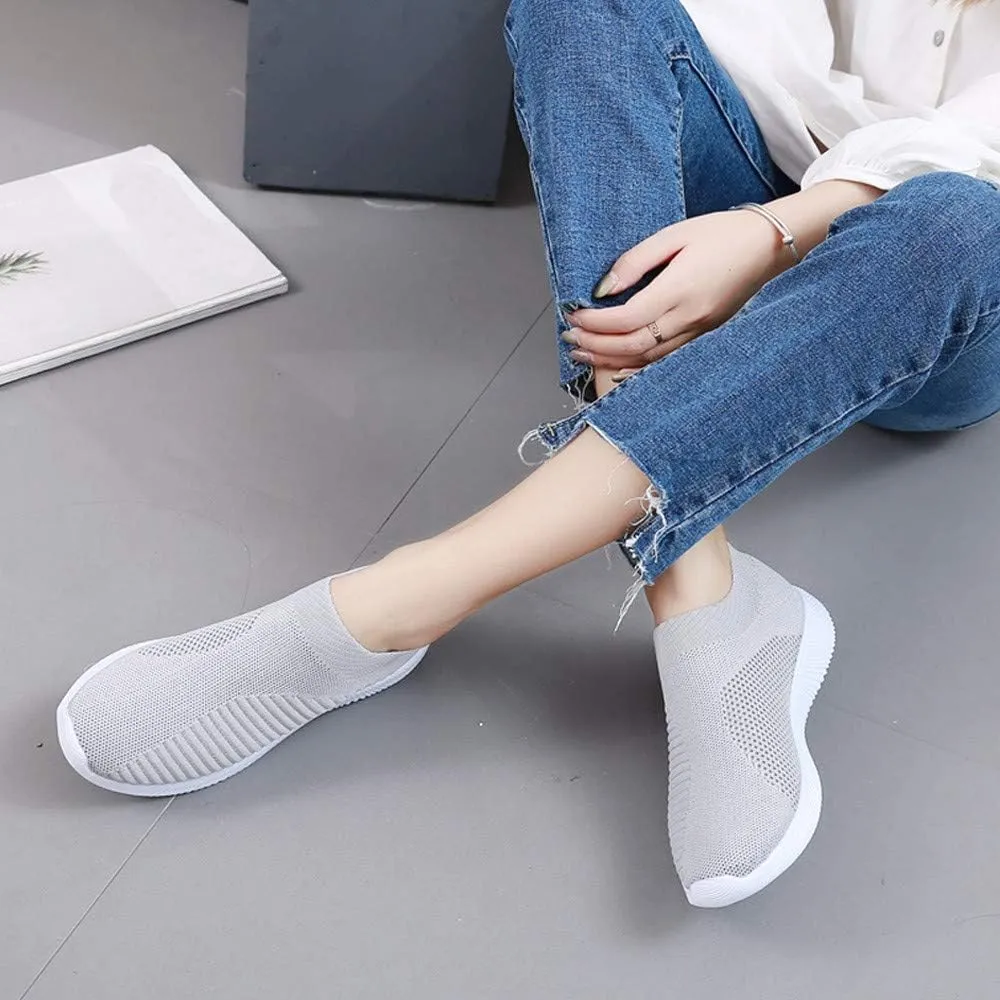 Sneakers for Women Running Shoes Slip On Casual Womens Running Shoes Wide Feet Dress Casual Shoes Platform Sneakers Platform Tennis Shoe White Loafers