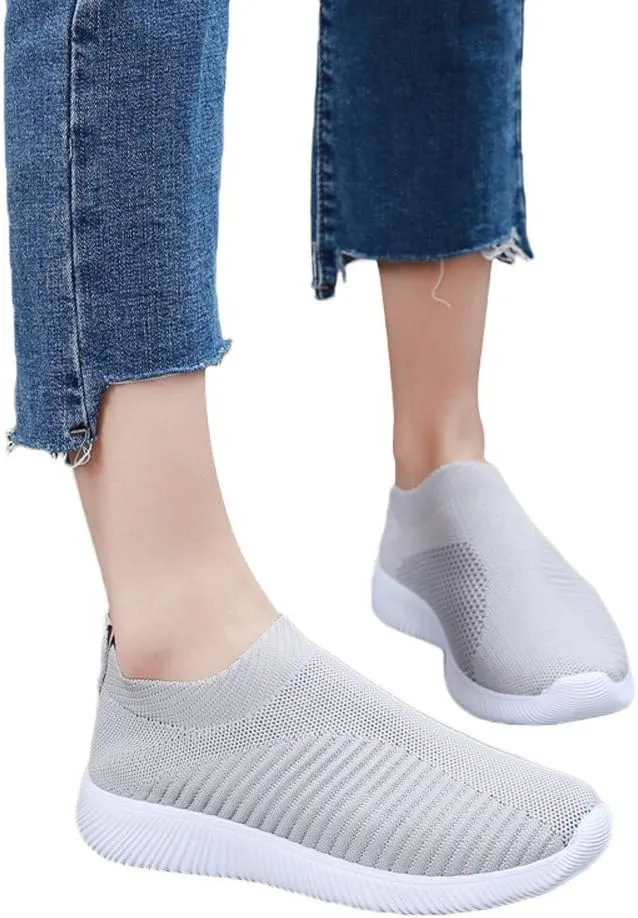 Sneakers for Women Running Shoes Slip On Casual Womens Running Shoes Wide Feet Dress Casual Shoes Platform Sneakers Platform Tennis Shoe White Loafers