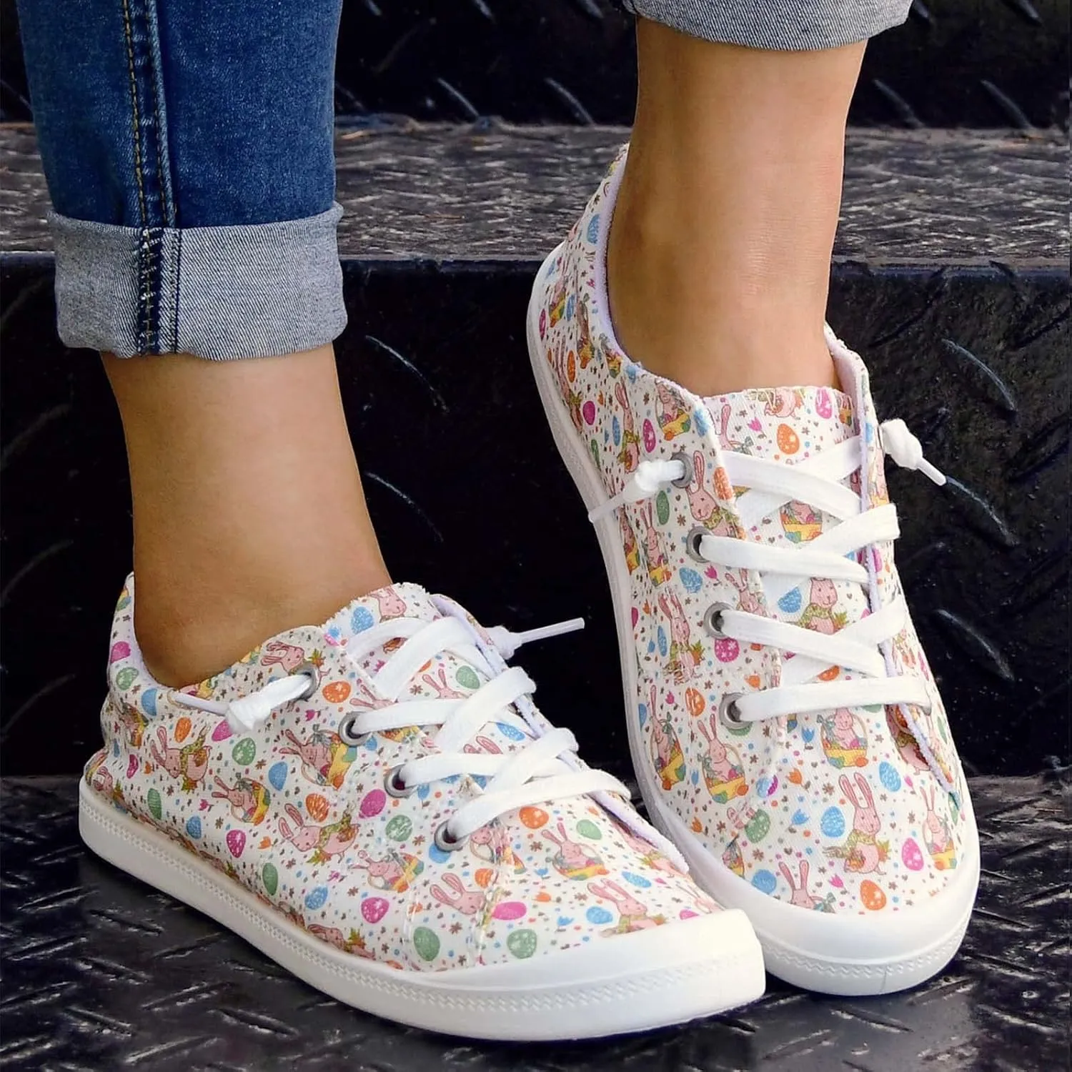 Sneakers for Womens Anti-Slip Comfortable Womens Loafers Roman Pluse Size Comfortable Shoes for Women