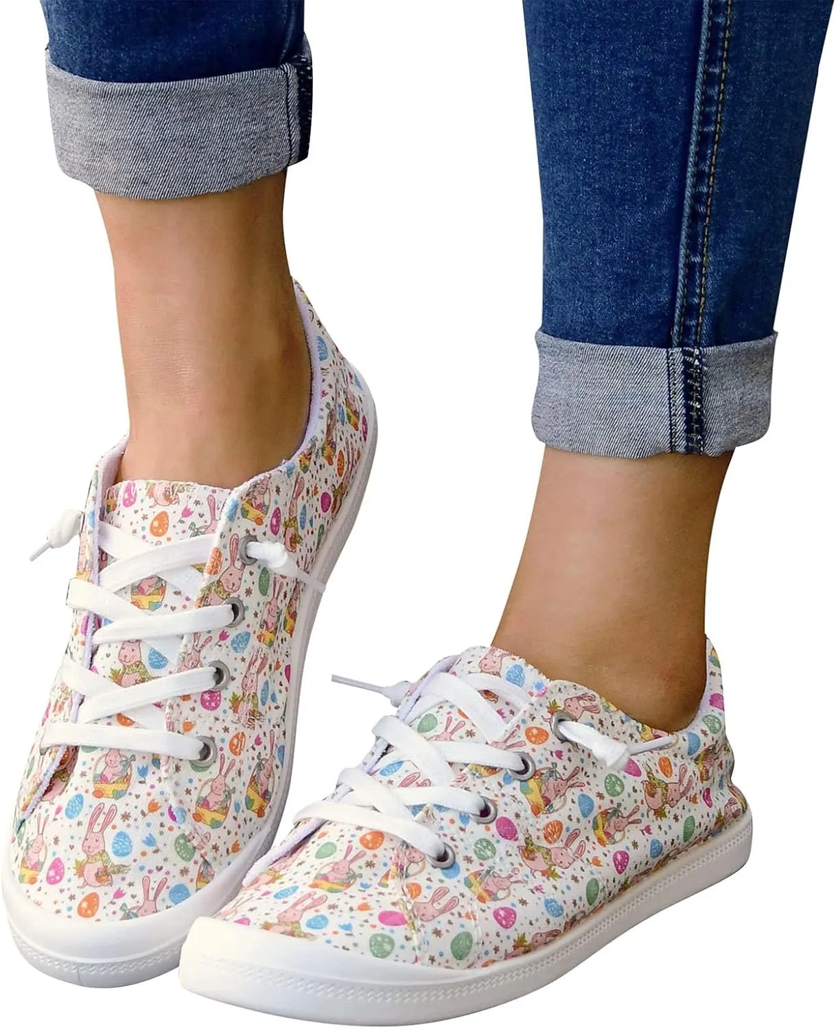 Sneakers for Womens Anti-Slip Comfortable Womens Loafers Roman Pluse Size Comfortable Shoes for Women