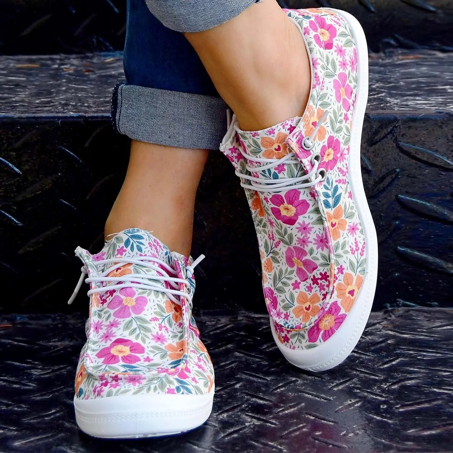 Sneakers for Womens Anti-Slip Comfortable Womens Loafers Roman Pluse Size Comfortable Shoes for Women