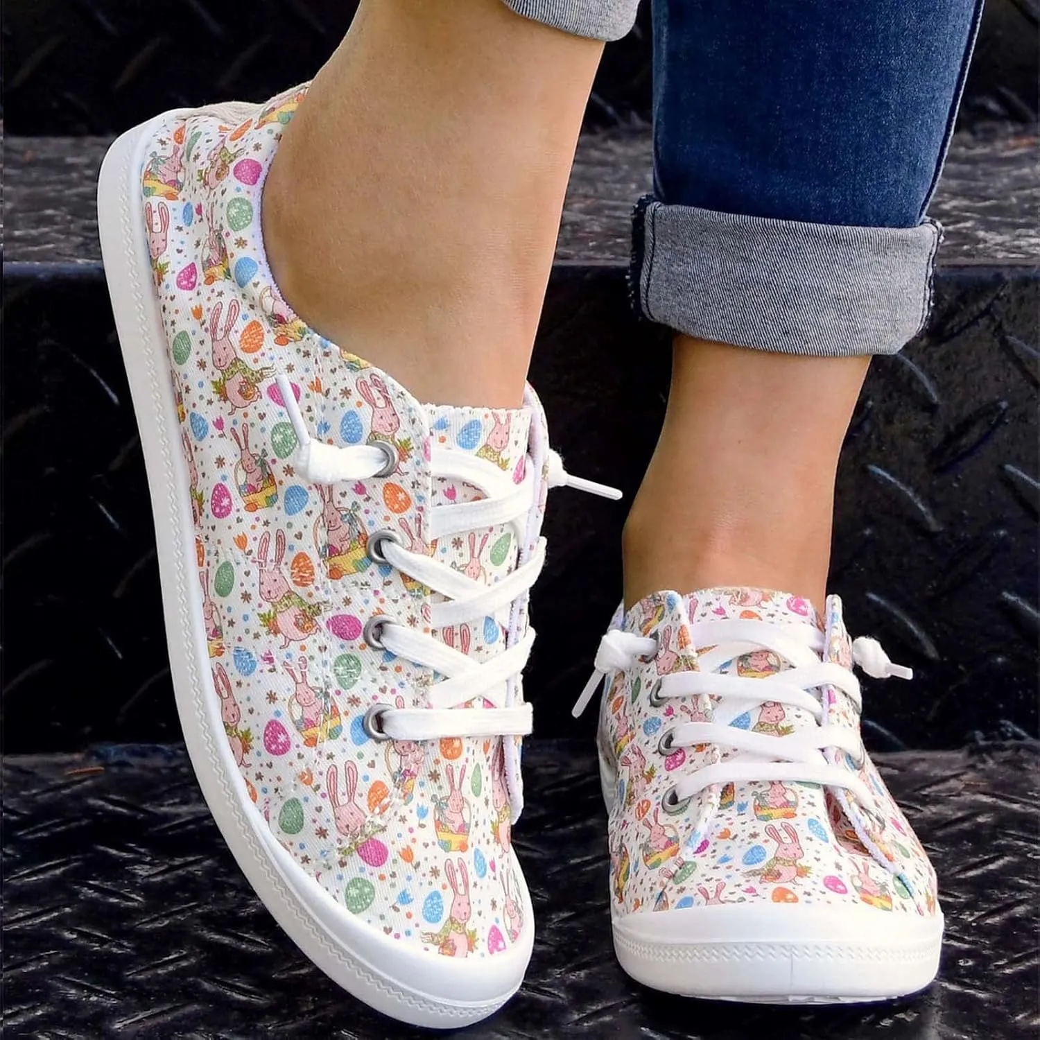 Sneakers for Womens Anti-Slip Comfortable Womens Loafers Roman Pluse Size Comfortable Shoes for Women