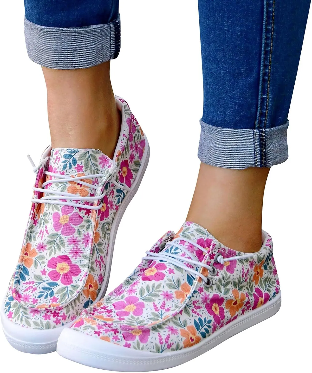 Sneakers for Womens Anti-Slip Comfortable Womens Loafers Roman Pluse Size Comfortable Shoes for Women