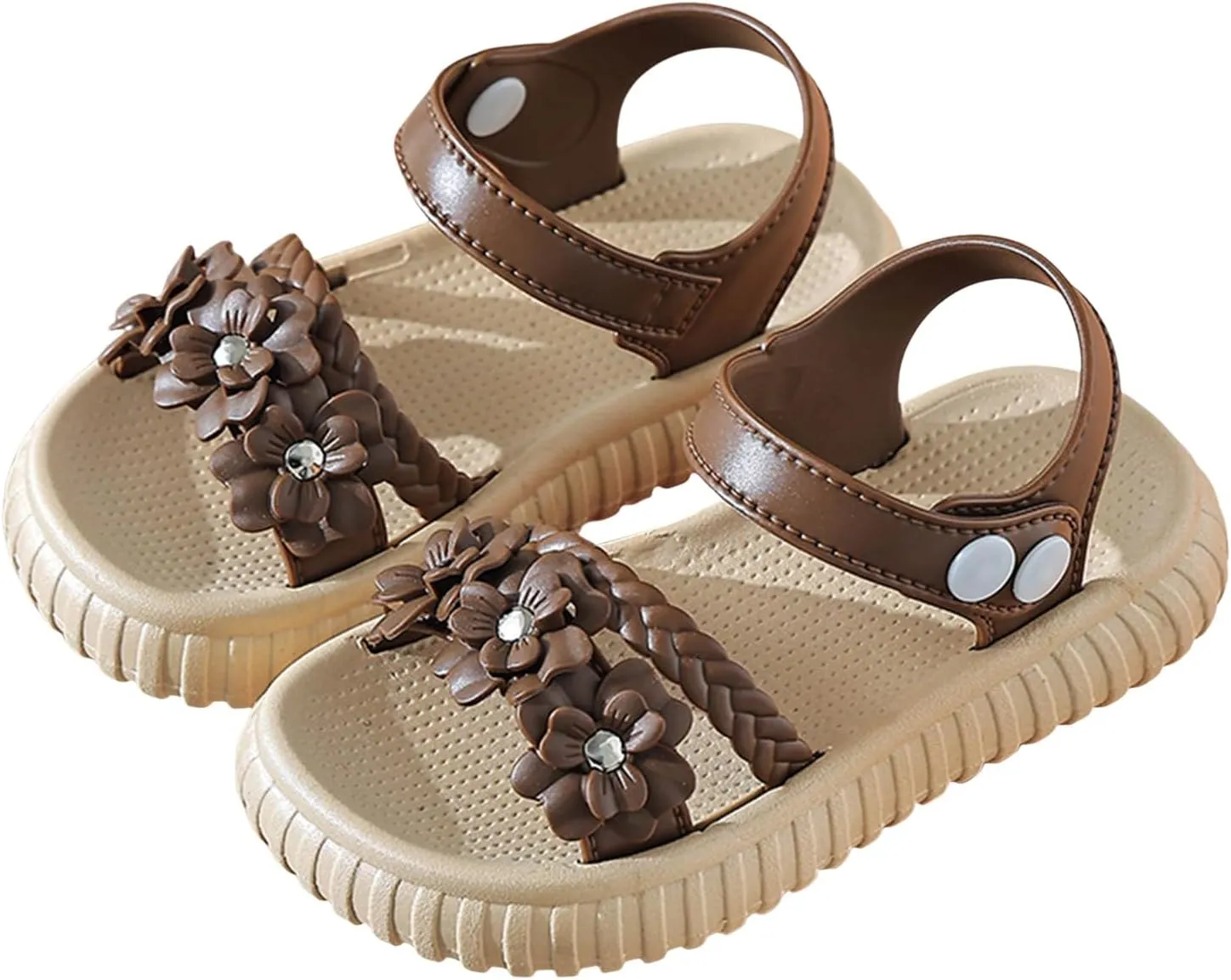 Summer Girls Fashion Sandals for Toddlers Soft Bottom Non Slip Outdoor Wear Flower Decorative Children's Girls Samdals