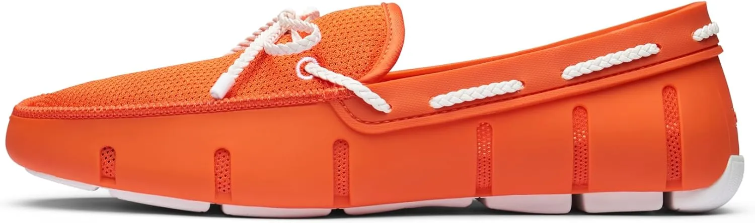 SWIMS Mens Loafers, Braided Lace Casual Slip-Ons Shoes, Fashion Shoe for Beach