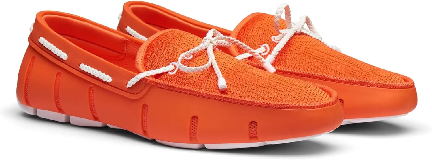 SWIMS Mens Loafers, Braided Lace Casual Slip-Ons Shoes, Fashion Shoe for Beach