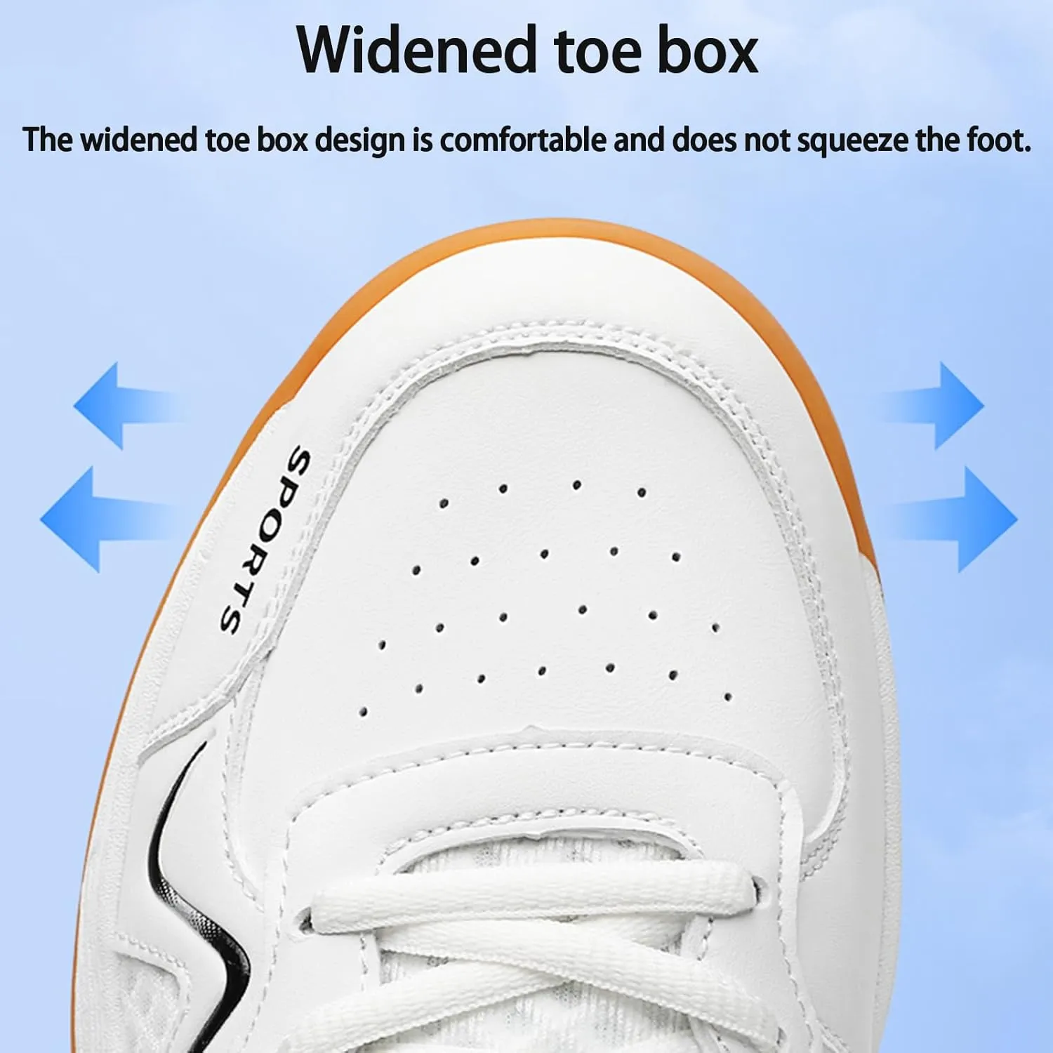 Tennis Pickleball Court Shoes for Mens Non Slip Comfort Casual Badminton Sneakers for Table Tennis Volleyball Sport