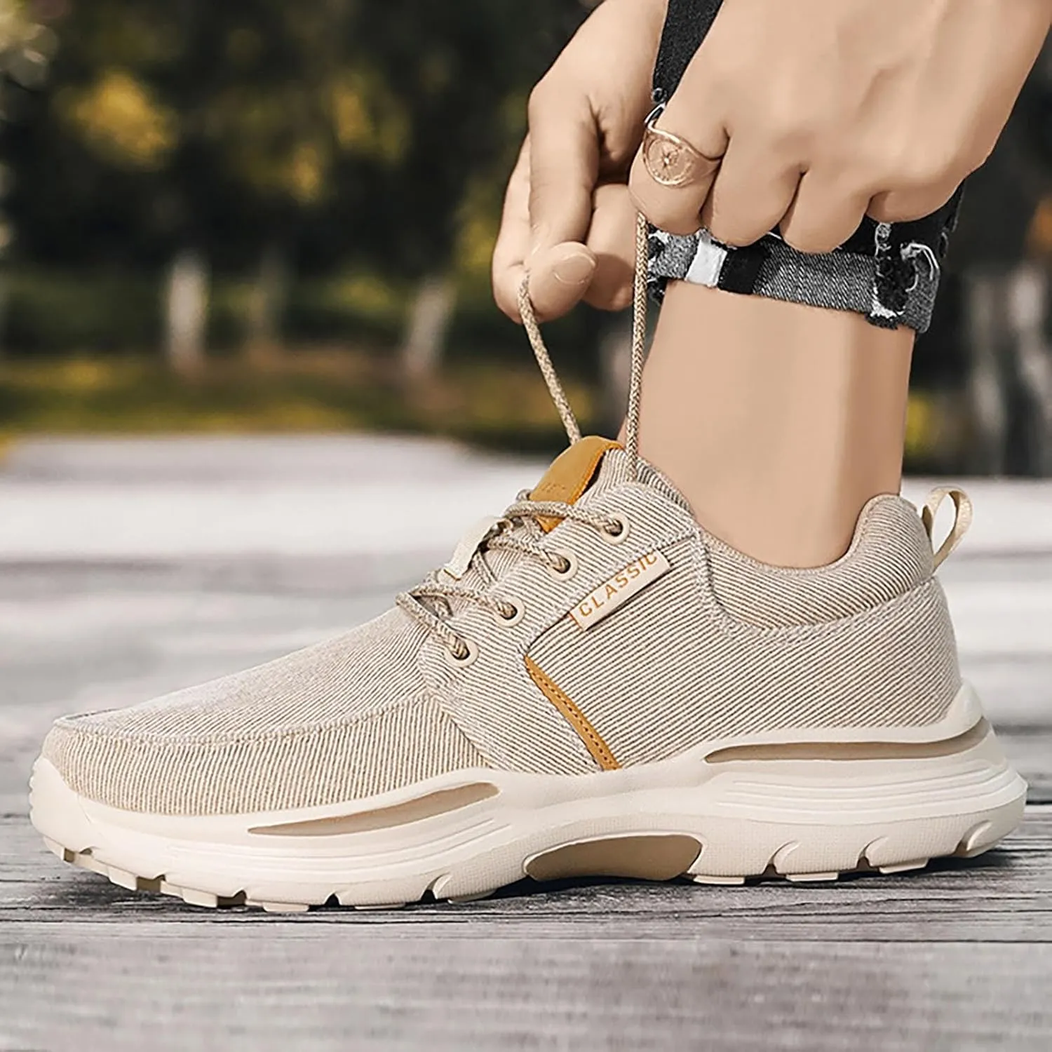 Tennis Shoes Men Boots Shoes Dressy Casual White Platform Sneakers Ladies Walking Tennis Slip on Lightweight White Tennis Shoe Cross Trainer Shoe