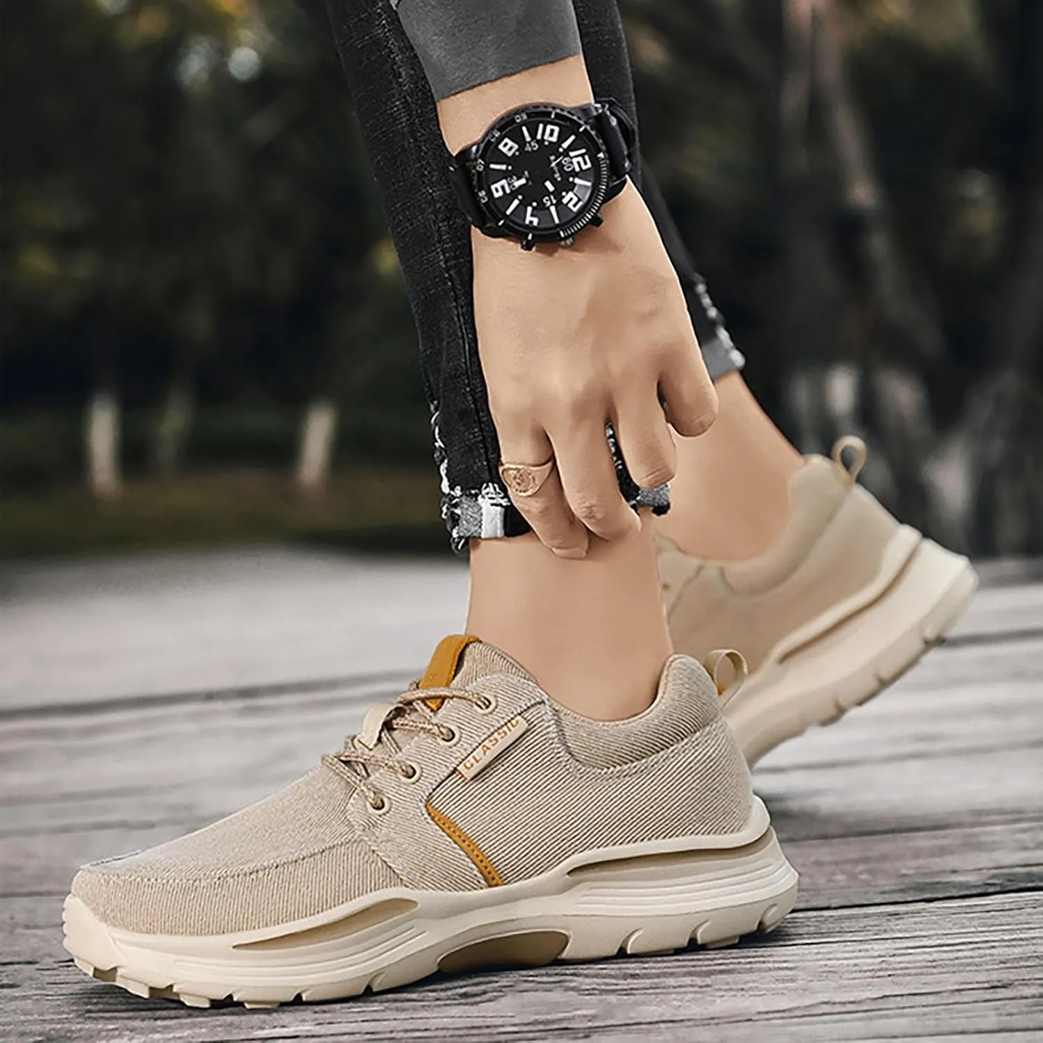 Tennis Shoes Men Boots Shoes Dressy Casual White Platform Sneakers Ladies Walking Tennis Slip on Lightweight White Tennis Shoe Cross Trainer Shoe