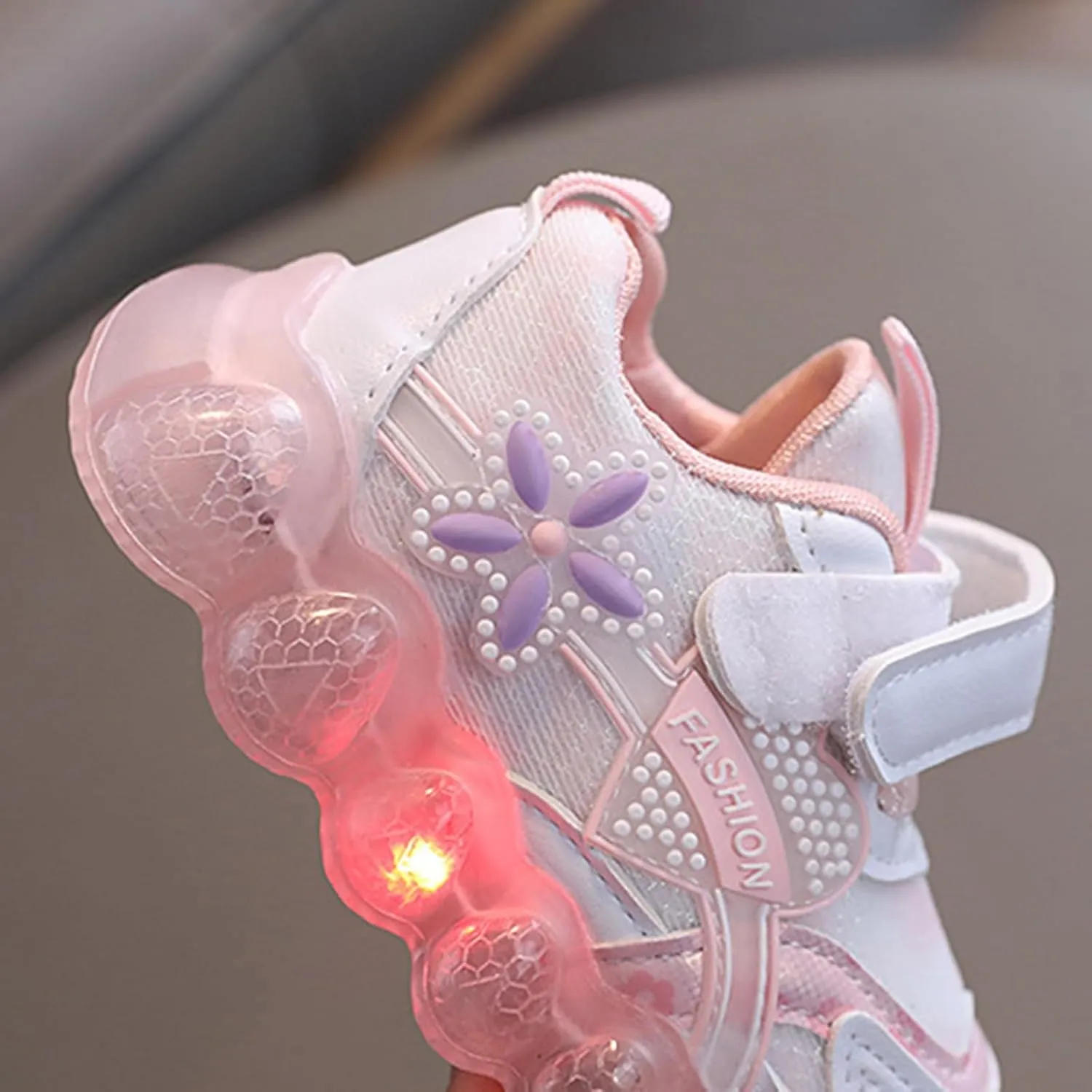 Toddler Baby Trainers Kids Boys Girls Led Light Up Luminous Sneakers Boots Children Non-Slip Sport Running Shoes