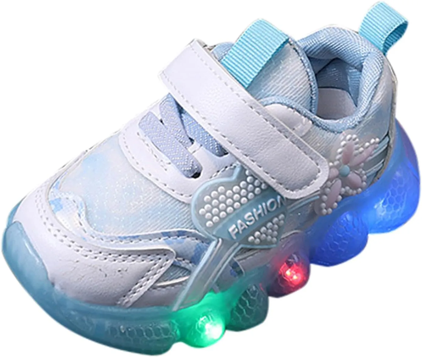 Toddler Baby Trainers Kids Boys Girls Led Light Up Luminous Sneakers Boots Children Non-Slip Sport Running Shoes